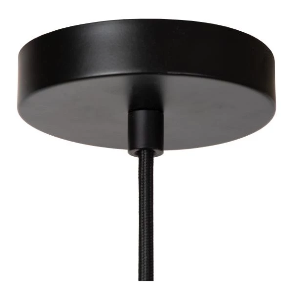 Lucide JESSICA - Hanglamp - Ø 30 cm - 1xE27 - Zwart - detail 3